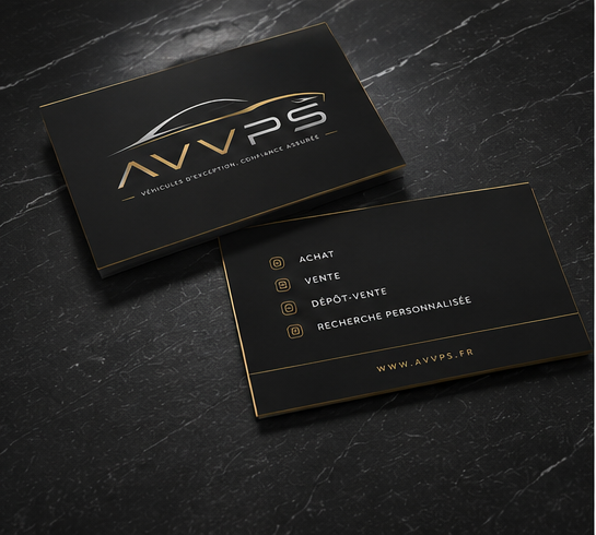 Cartes de visite AVVPS — Achat, Vente, Dépôt-vente, Recherche personnalisée